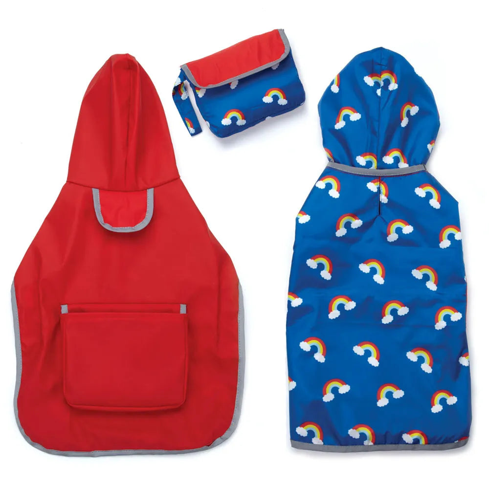 Zack & Zoey Reversible Pocket Raincoat